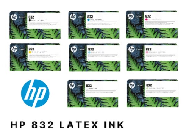 Genuine Ink HP LATEX 630 700 730W / No 832 4UV75A -4UV82A 1000ml Cartridges