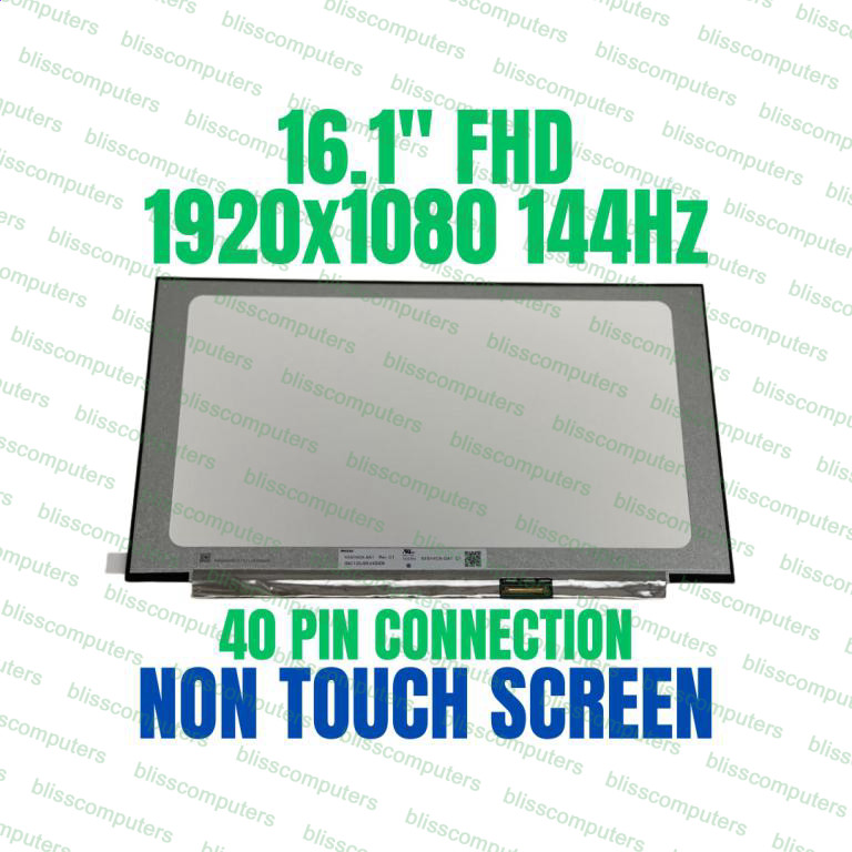 M62239-001 Nv161fhm-ny1 V3.0 OEM HP Lcd 16.1" FHD Omen 16-b0013dx
