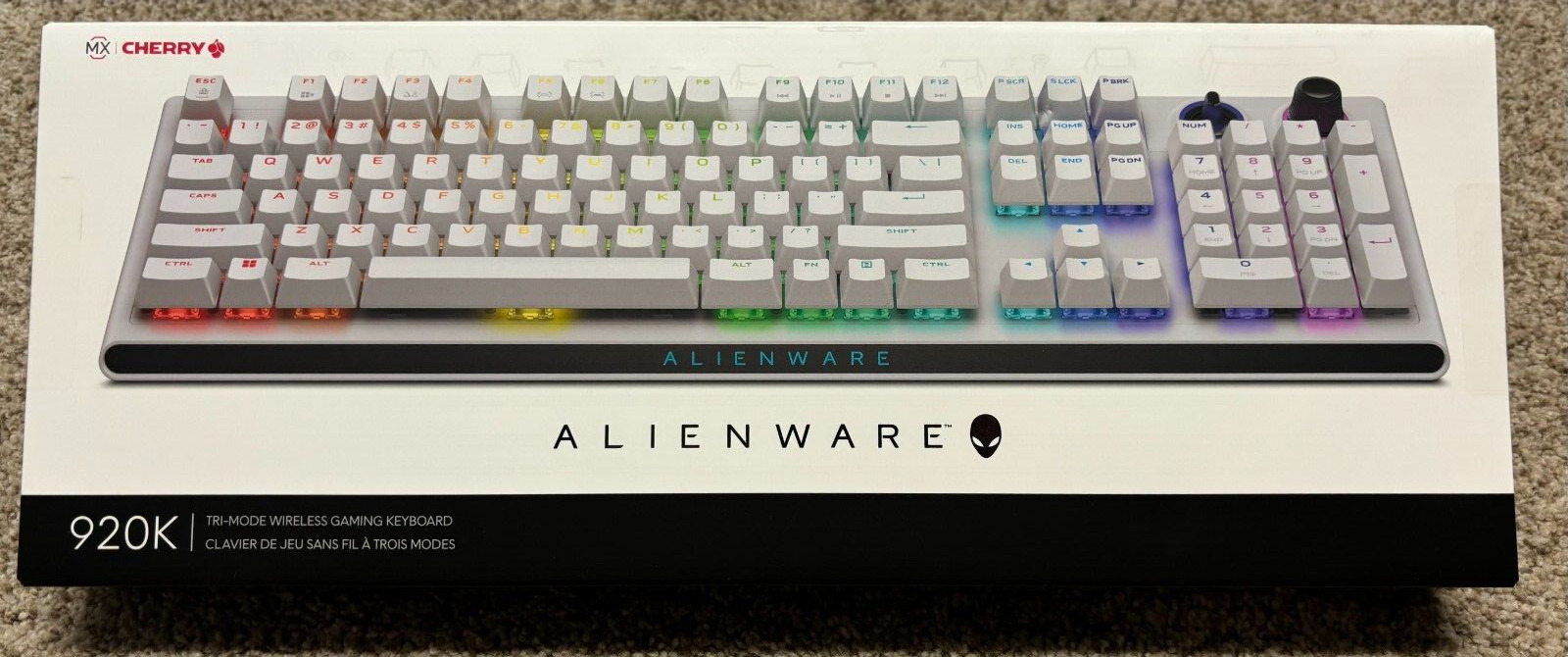 Alienware AW920k TRI-Mode RGB Wireless Gaming Keyboard - Cherry