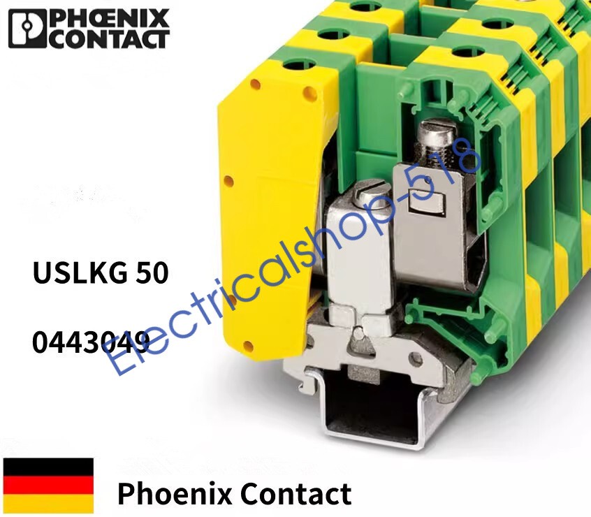 1pcs Phoenix Contact  Grounding Terminal 0443049 USLKG 50 Terminal Blocks
