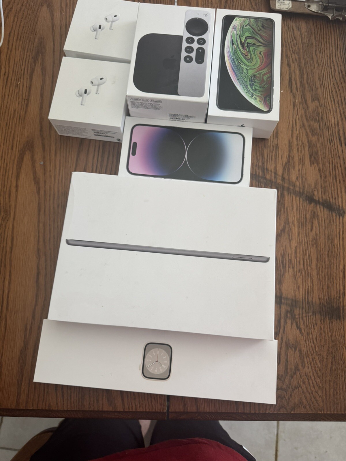 Apple IPAD Ear Buds Watch And Phones Lot of 7 EMPTY BOXES