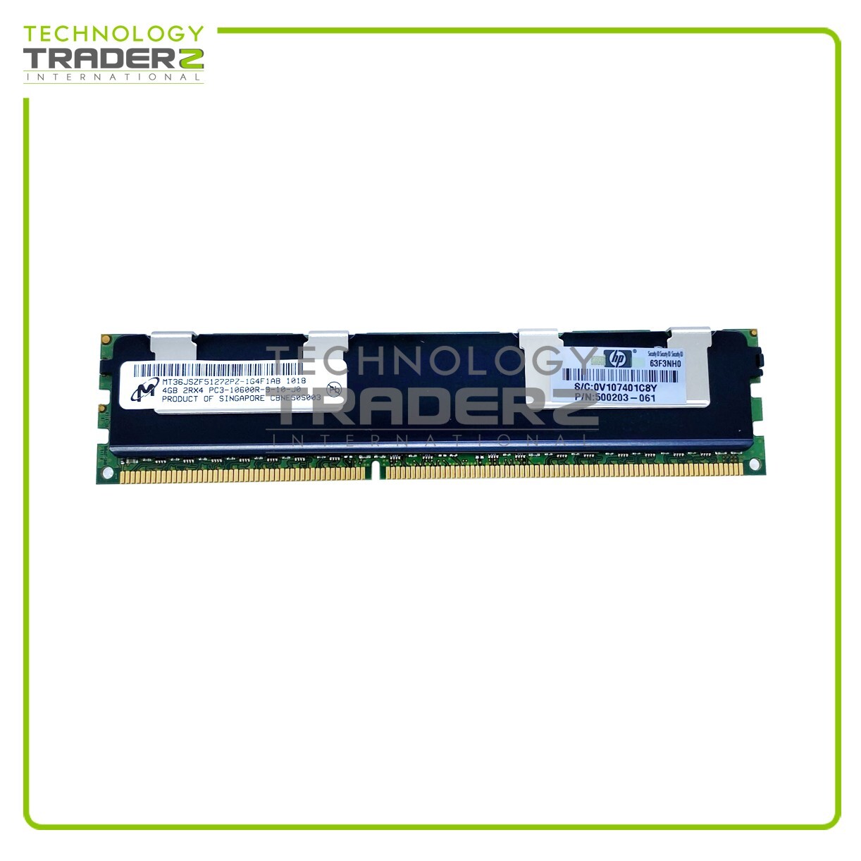 LOT OF 4 MT36JSZF51272PZ-1G4 Micron 4GB PC3-10600 DDR3-1333MHz ECC 2Rx4 Memory