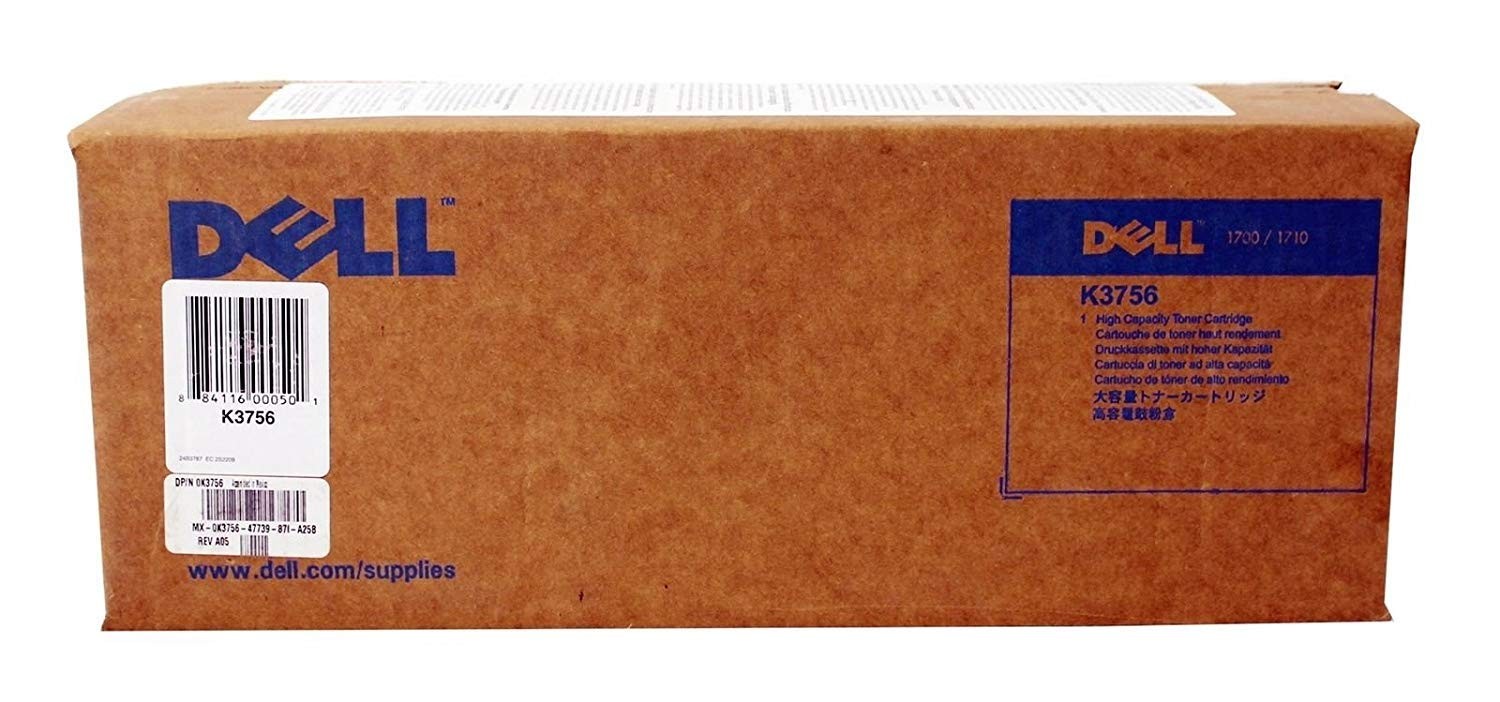 Genuine Original New Sealed Box Dell K3756 Toner Cartridge Black We Ship Fast