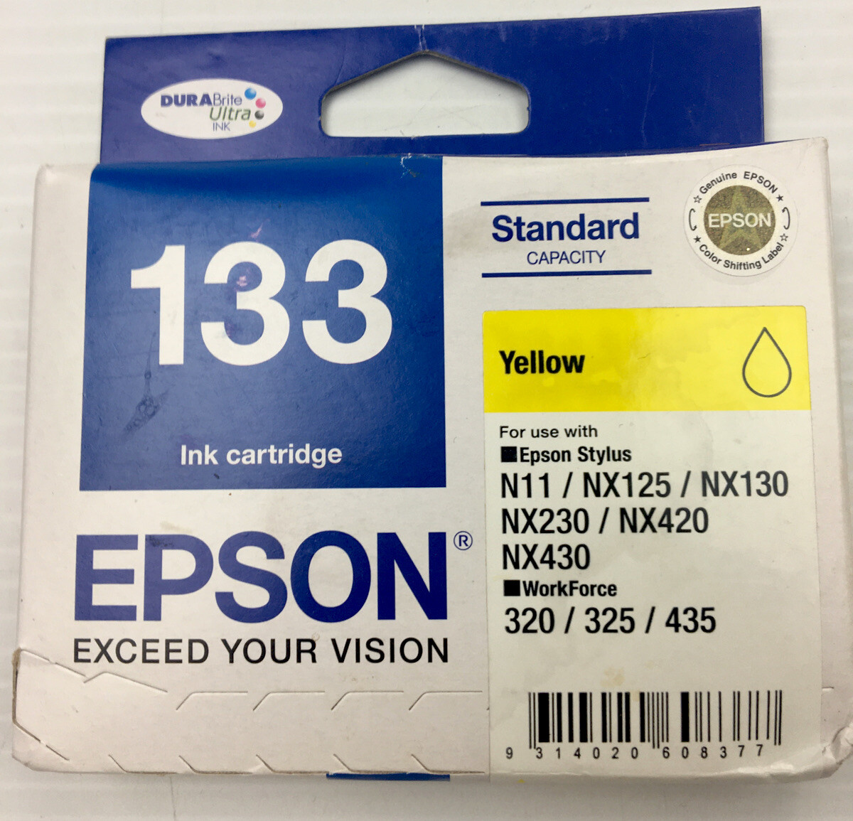 Epson 133 Ink Cartridge Pack Genuine Yellow 