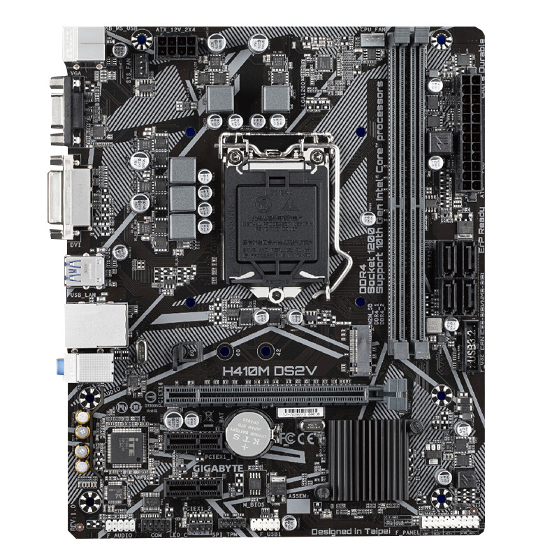 For Gigabyte H410M DS2V LGA1200 DDR4 M-ATX Motherboard Tested OK