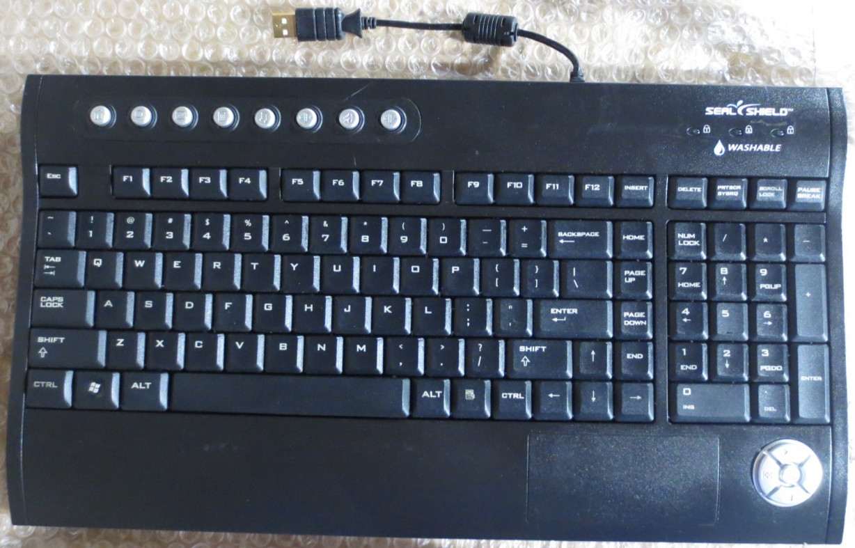 Seal Shield Silver Surf Wireless 100% Waterproof Keyboard - S103