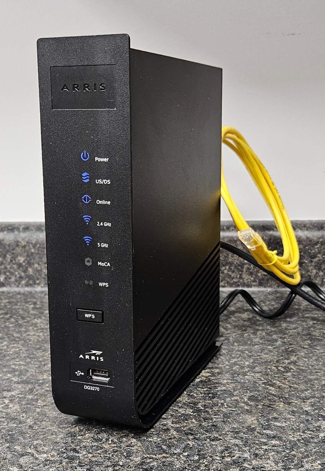 ARRIS DG3270A DOCSIS 3.0 Cable Modem Dual Band Wi-Fi 2.4 & 5 GHZ- TESTED WORKING
