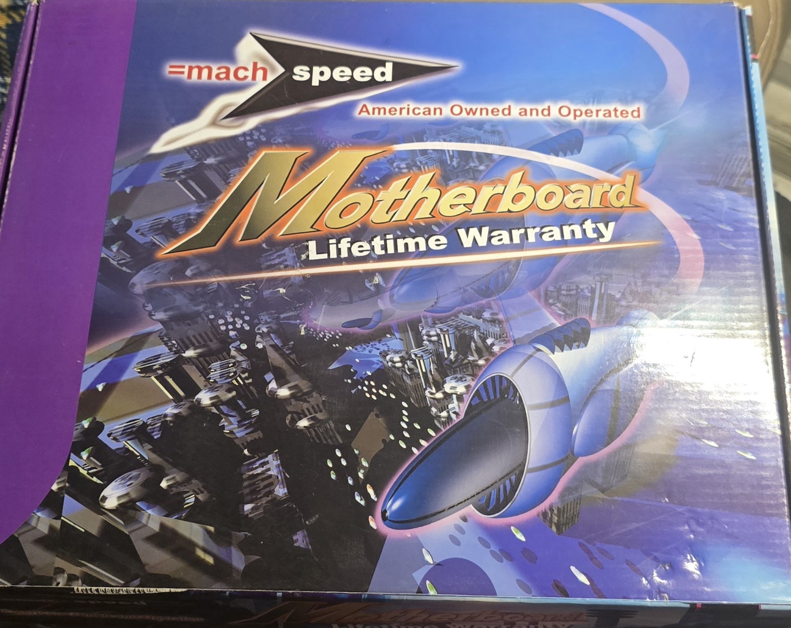 Vintage Mach Speed Motherboard PT800DBP, Complete In Box  Retro Gaming/PC