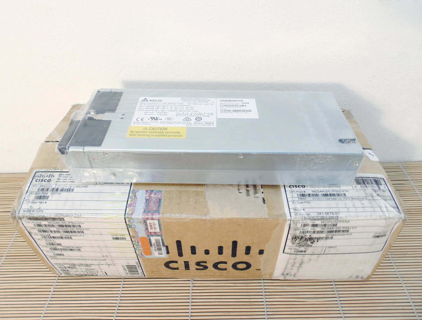 NEW NCS4K-DC-PSU-V1 NCS 4000 DC Power System 1750W Balanced A and B NEW OPEN 