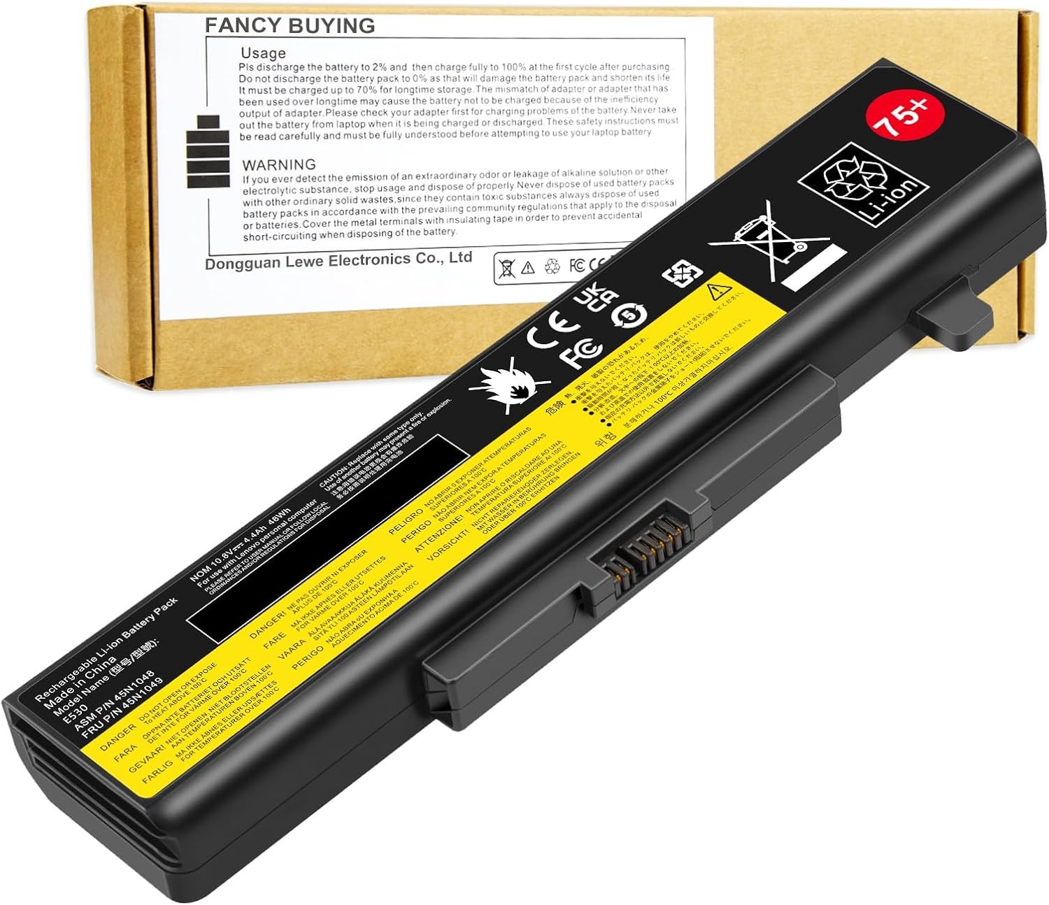 75 B590 E430 E530 E540 0A36311 Laptop Battery for ThinkPad E431 E435 E440 E445
