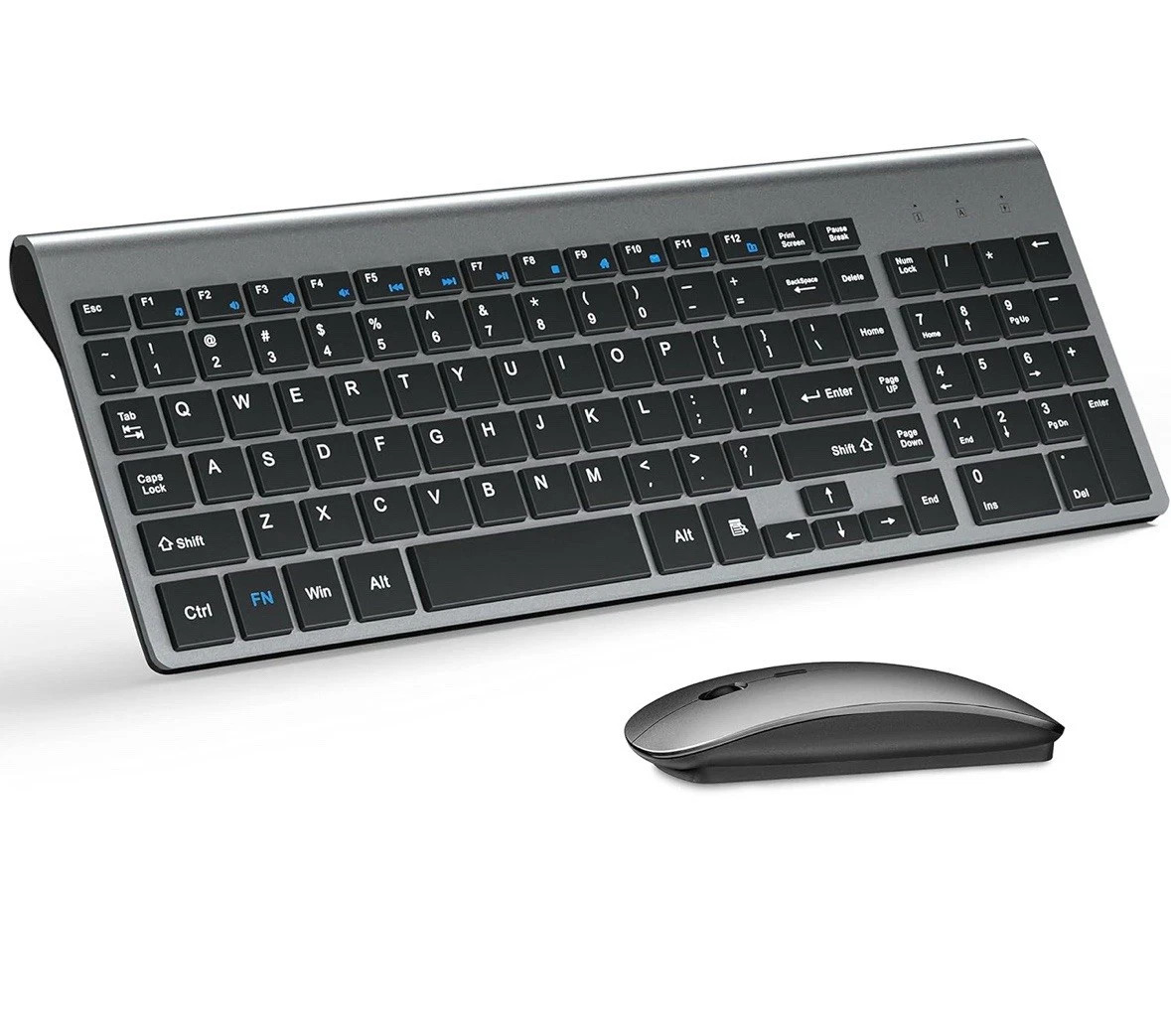 New Cimetech EasyTyping KF10 Wireless Keyboard and Mouse Combo Dark Gray