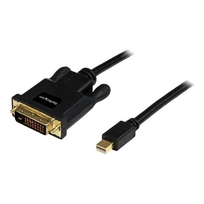 StarTech 6ft Mini DisplayPort to DVI Adapter Converter Cable - Black