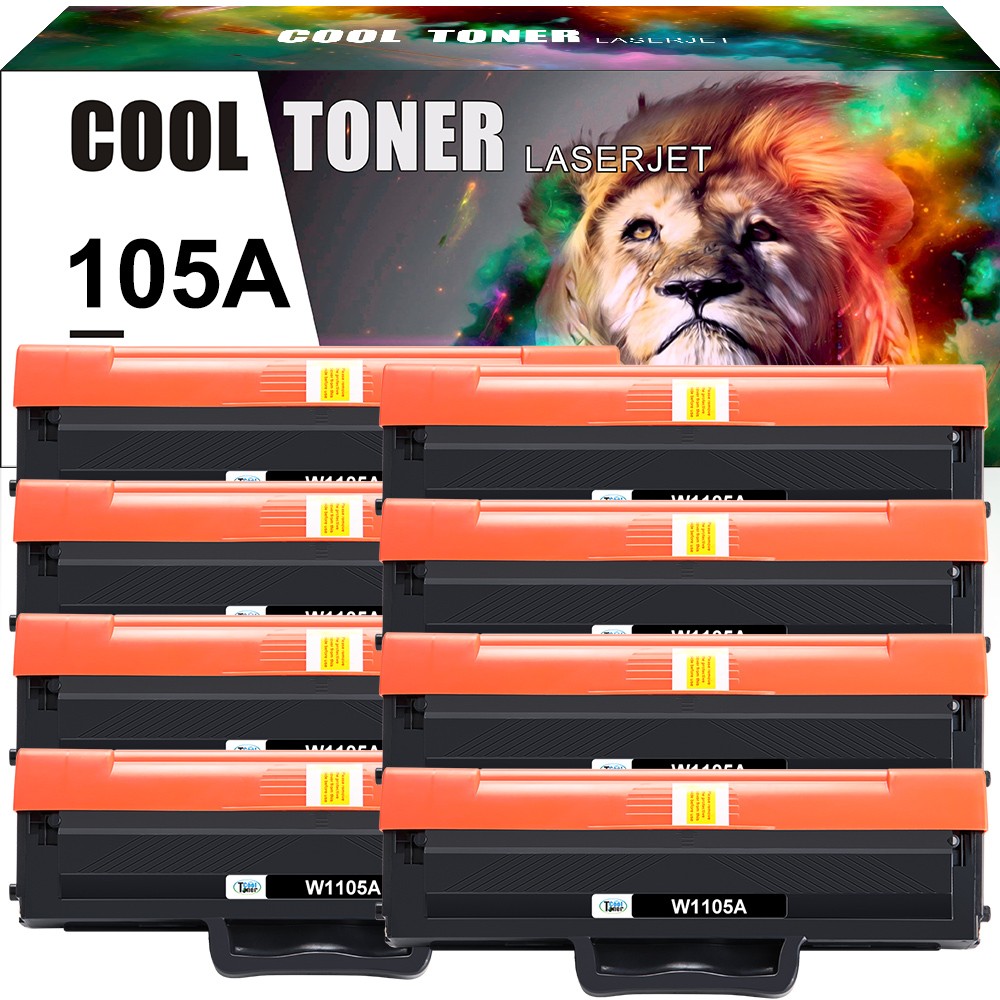 8PK W1105A BK Toner Fit for HP 105A LaserJet MFP 135a 135w 137fnw 107a 107r 107w