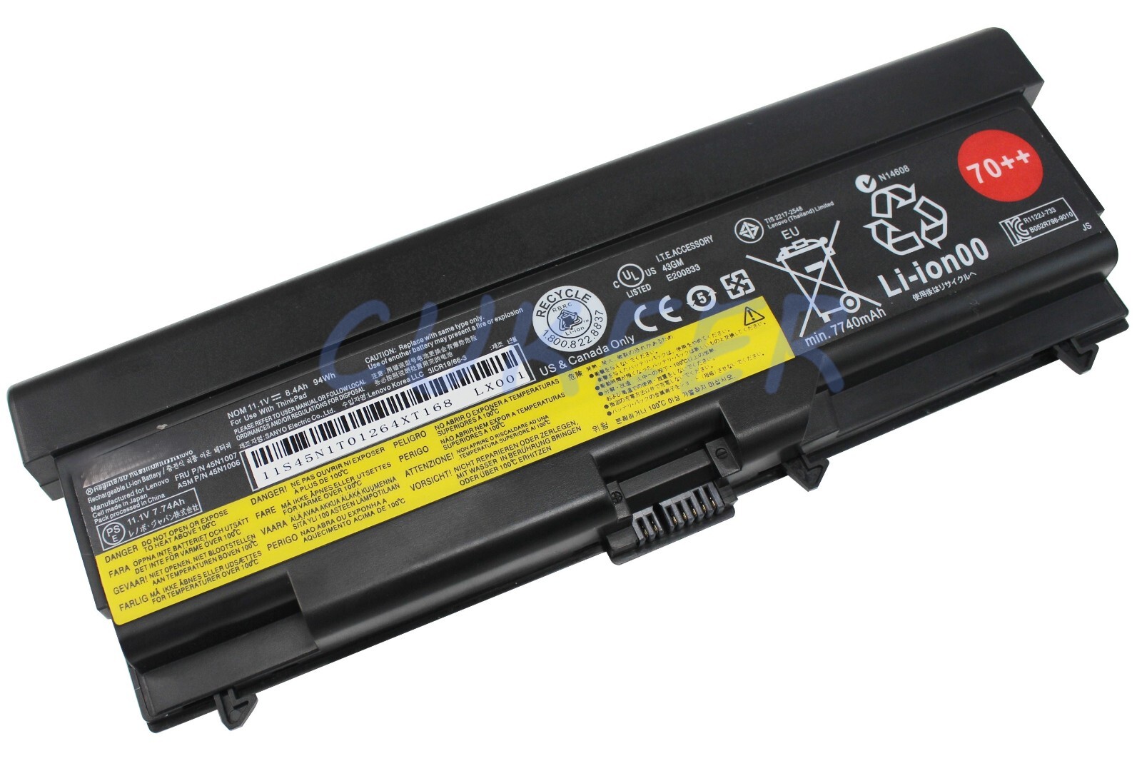 New 45N1001 0A36303 Battery ThinkPad T430 L410 L510 W530 45N1007 70++