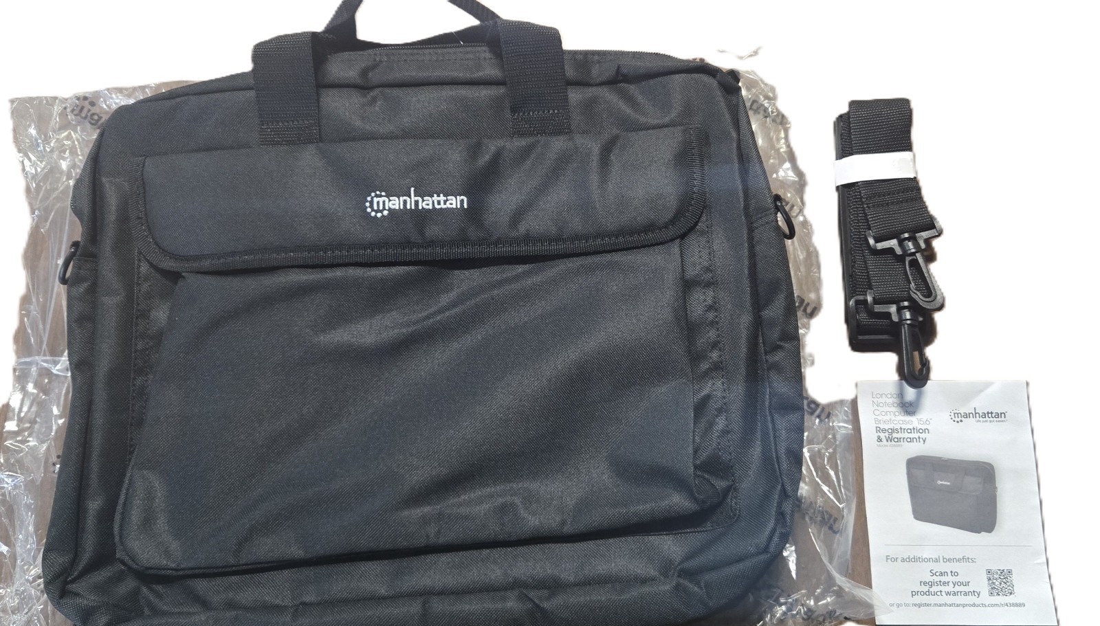 Manhatten 438889 London Laptop Computer Case Top load Fits up to 15.6" Lot of 5