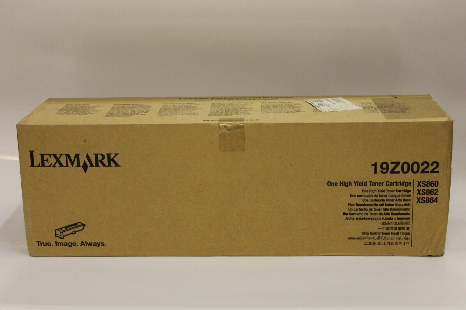 Lexmark 19Z0022, High Yield Toner Cartridge, New and Unopened