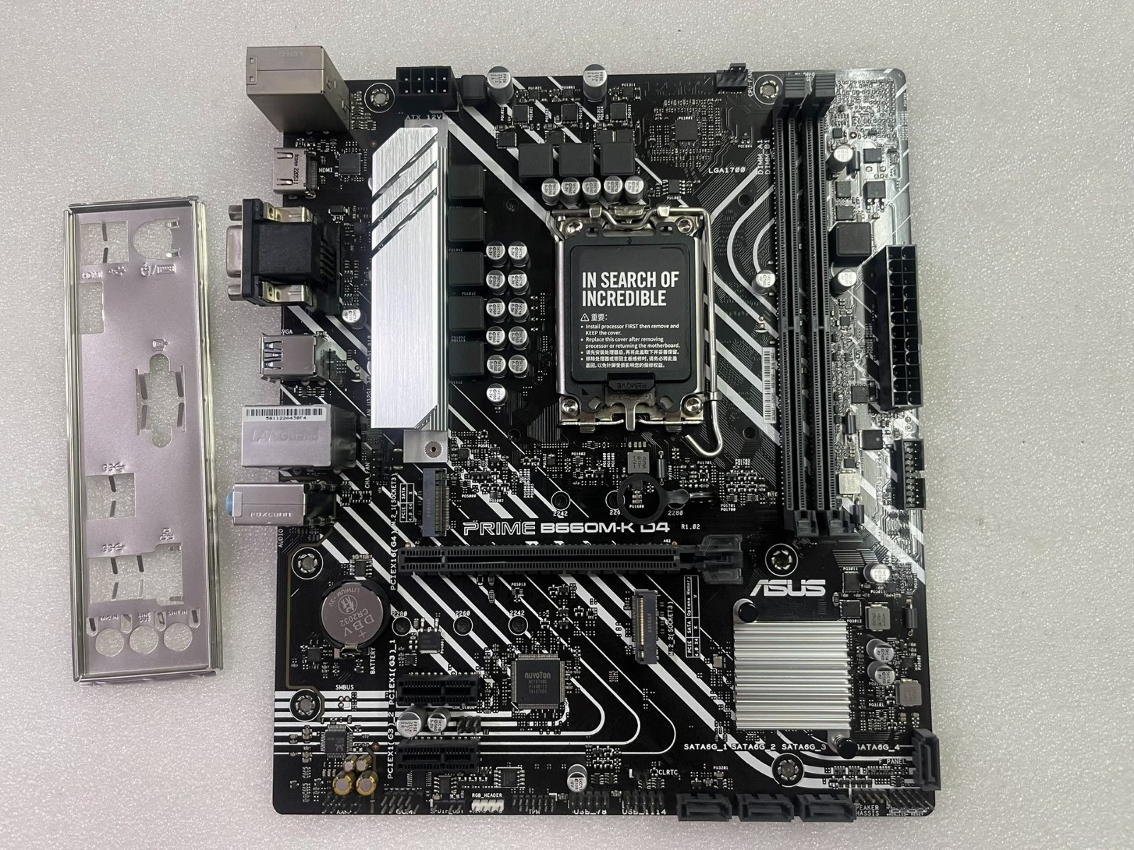 ASUS PRIME B660M-K D4 Motherboard LGA 1700 Chipset Intel B660 DDR4