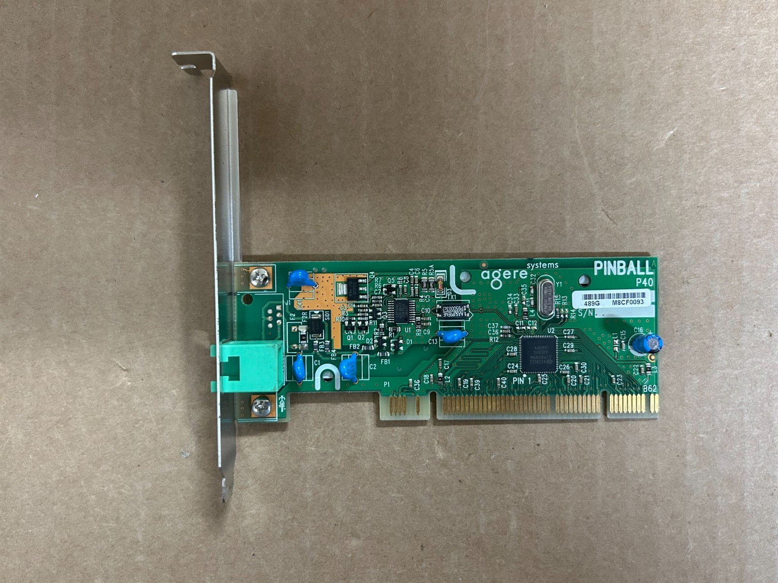D-1156I 5188-2900 HP Agere Systems Pinball P40 PCI Data/Fax 56k Modem Card