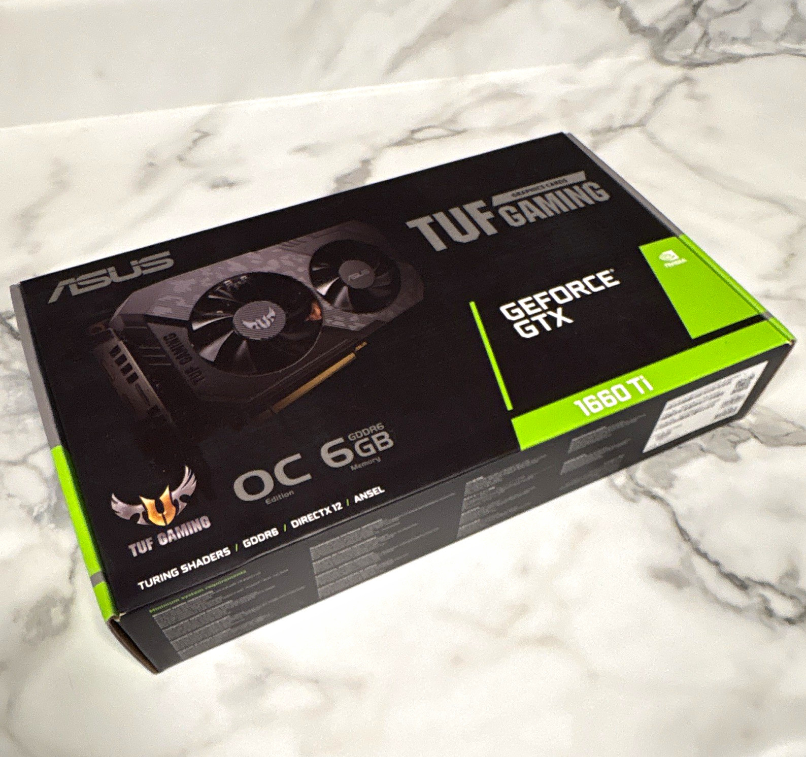 ASUS TUF Gaming GeForce GTX 1660 Ti 6GB GDDR6 OC PCIe HDMI DirectX 12