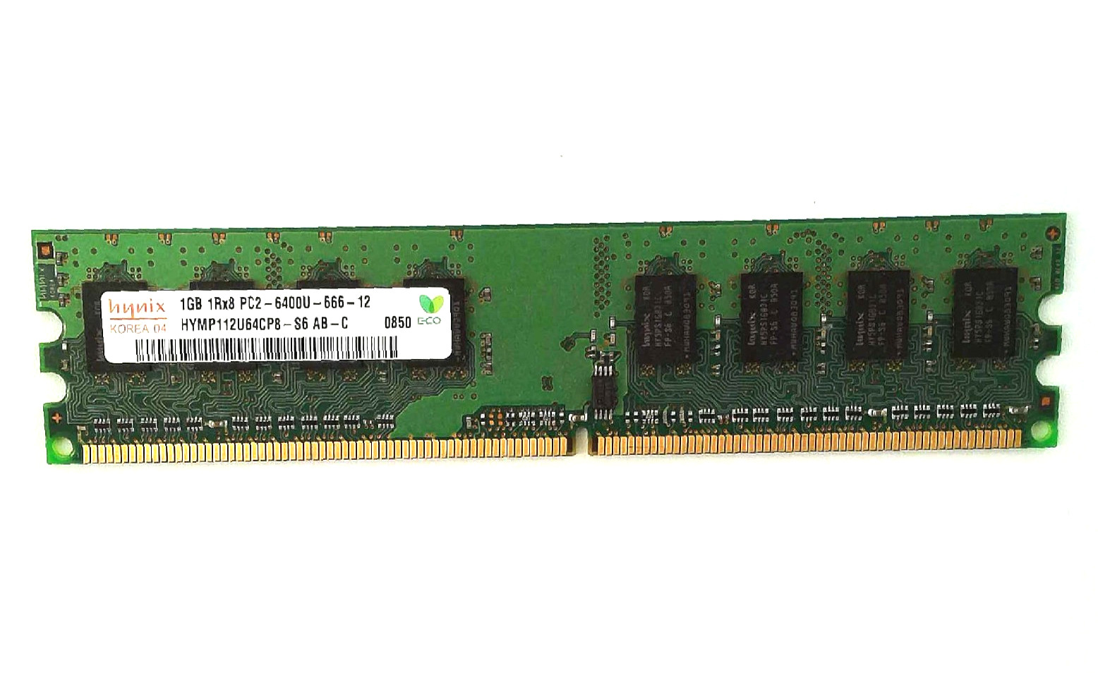 Hynix 🔧 1GB DDR2-800 (PC2-6400U) Desktop Memory Module 🟥 ☆