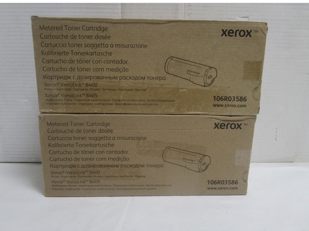 2-Box Xerox 106R03586 Toner Cartridge. LOT OF 2 NEW SEE PHOTOS 