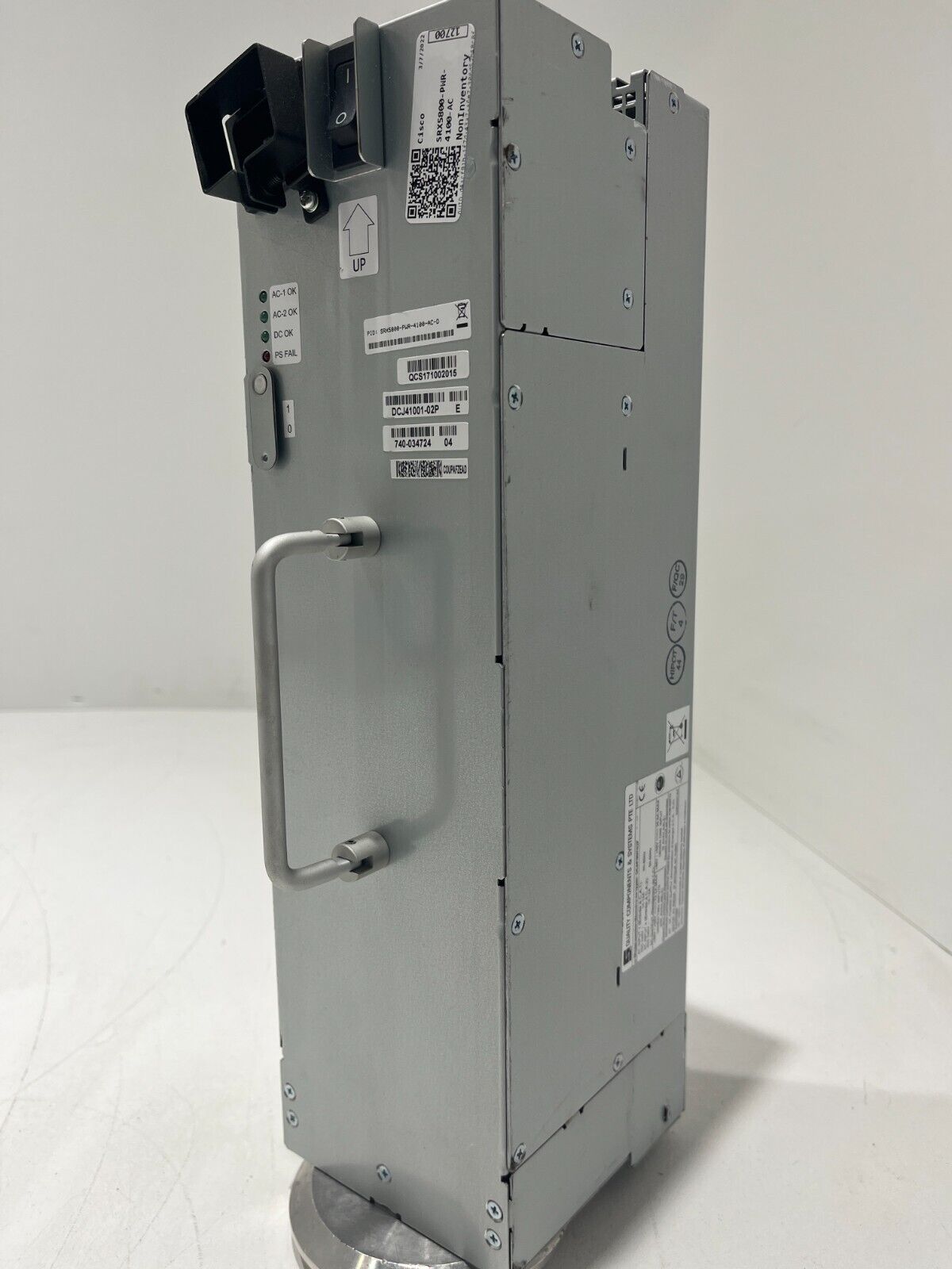 Juniper SRX5800-PWR-4100-AC 740-034724 SRX5800 High Capacity AC Power Supply 