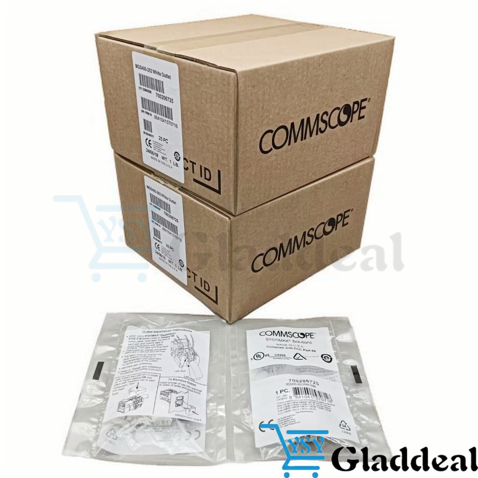 MGS400-262 Fit CommScope Category 6 Gigabit Network Module RJ45CAT6 BOX of 50 US