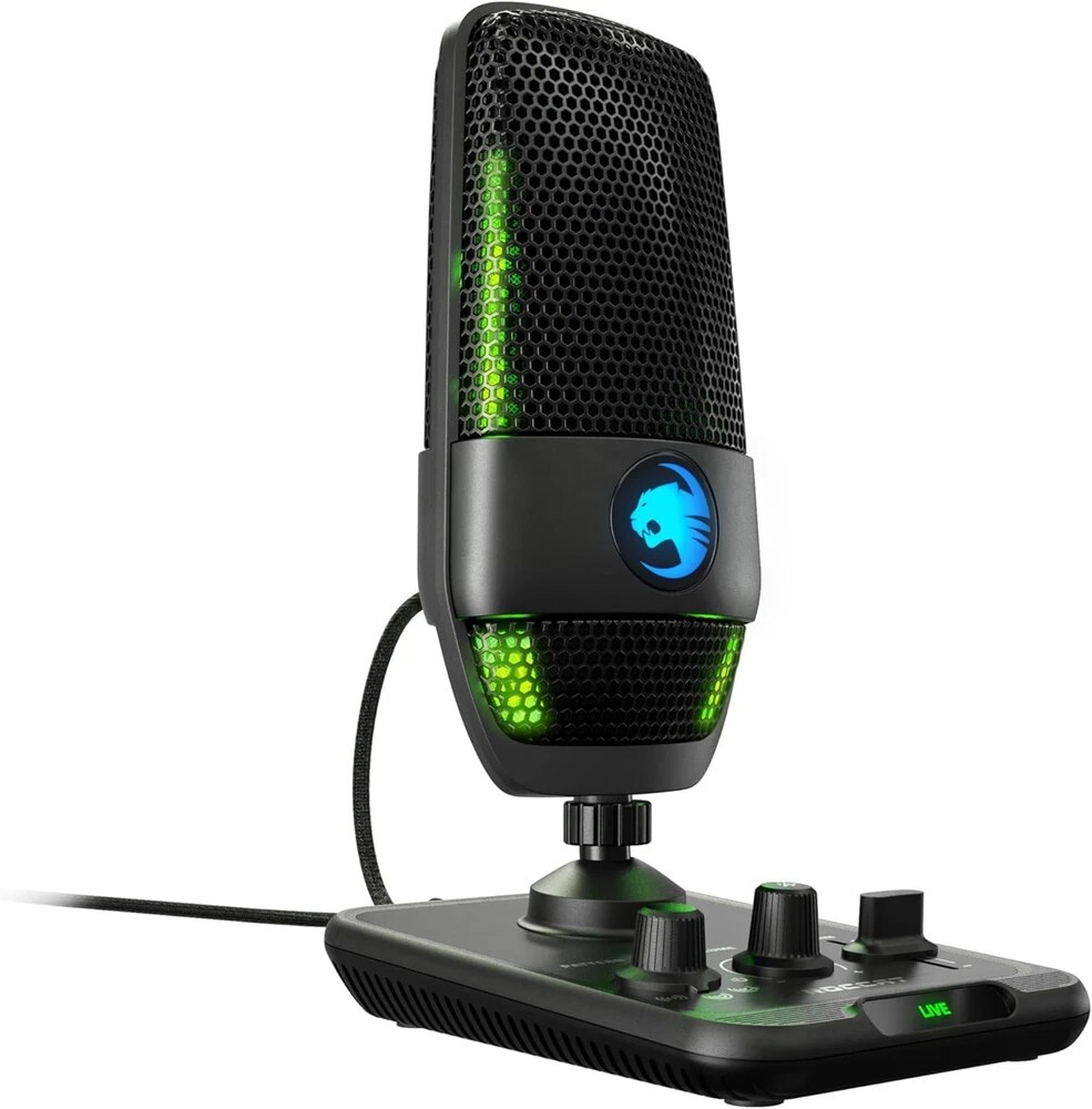 Roccat Torch USB Studio Quality Microphone for Gamers PC Streaming Podcast