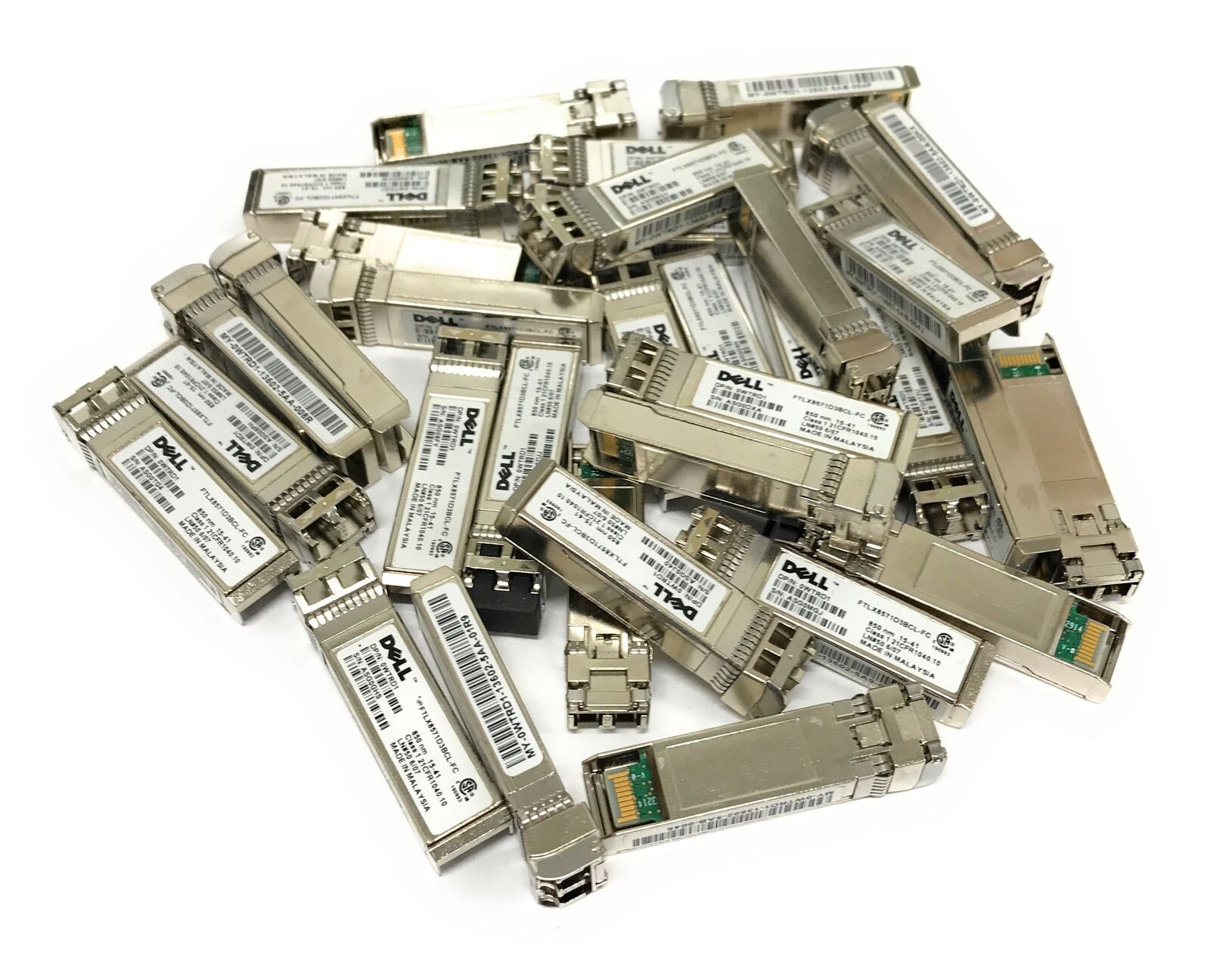 Lot of 33 Genuine Dell 0WTRD1 SFP Transceiver Modules 850nm FTLX8571D3BCL-FC