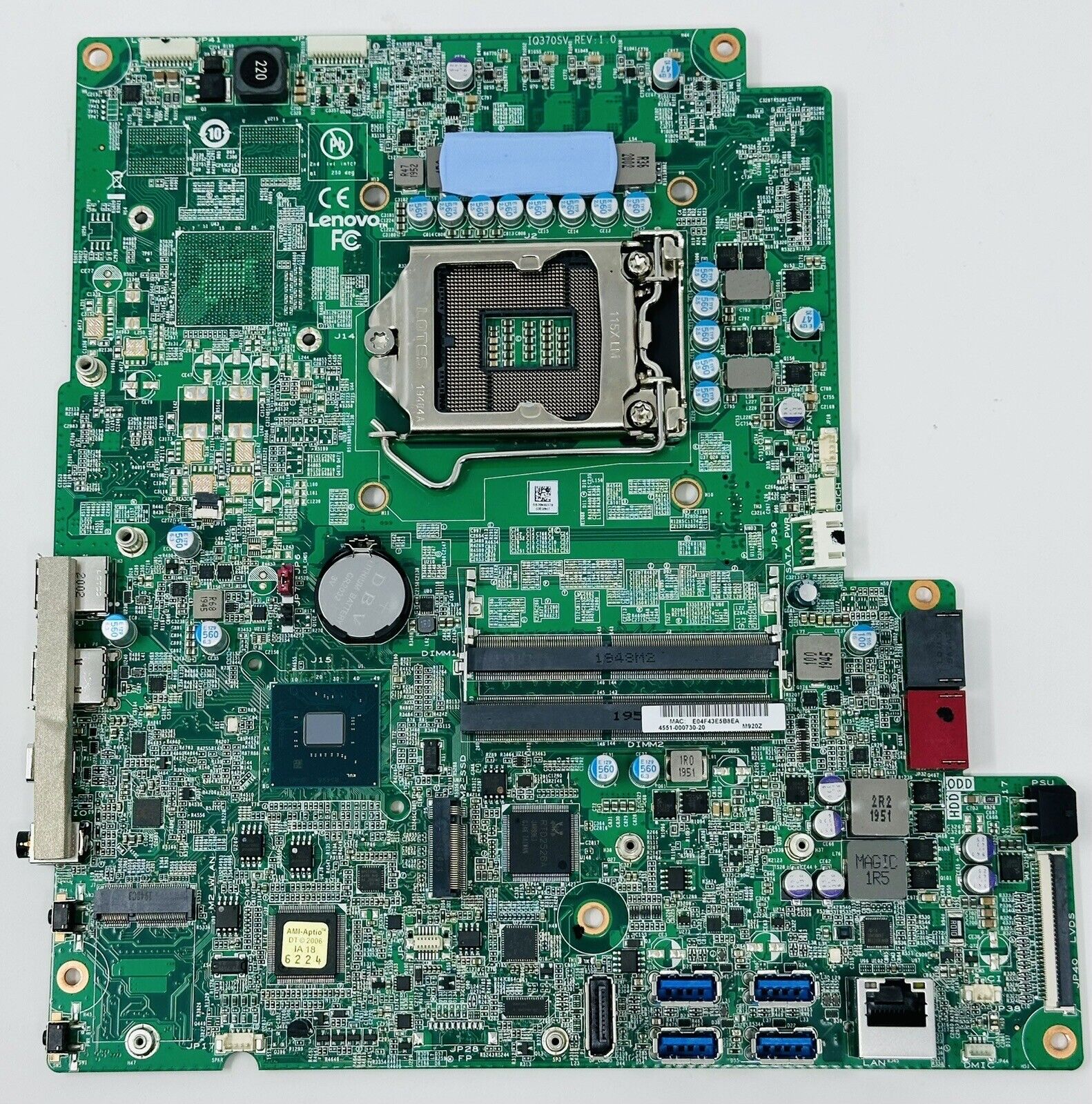 Lenovo ThinkCentre M920z Motherboard Replacement 4551-00073-20 TESTED