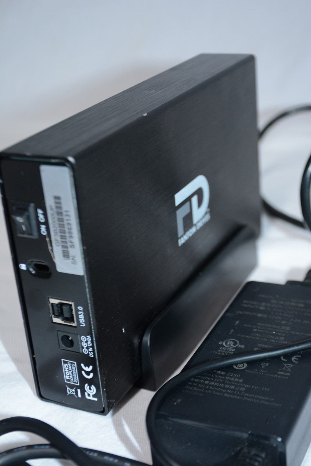 Fantom Drives 2TB External Hard Drive - USB 3.0/3.1