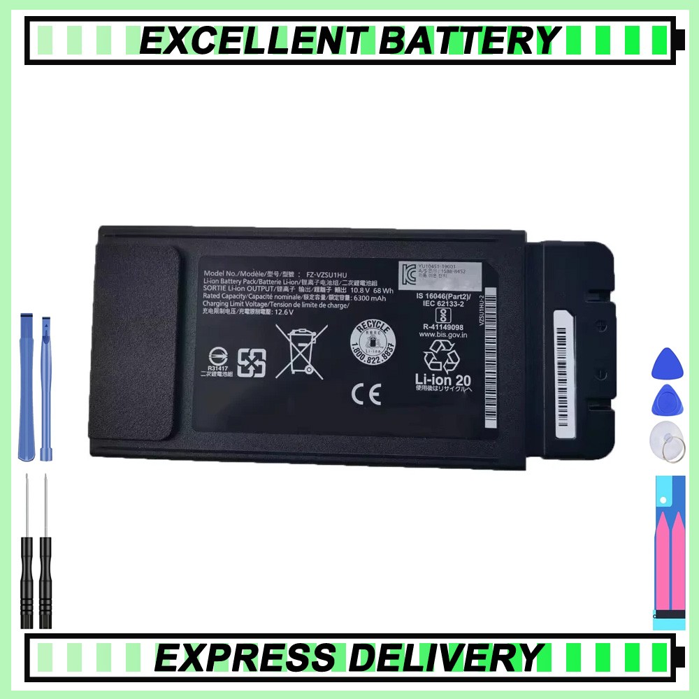 NEW FZ-55 FZ-VZSU1HU TOUGHBOOK 55 BATTERY FOR PANASONIC FZ-55 MK1 MK2 FZVZSU1HU