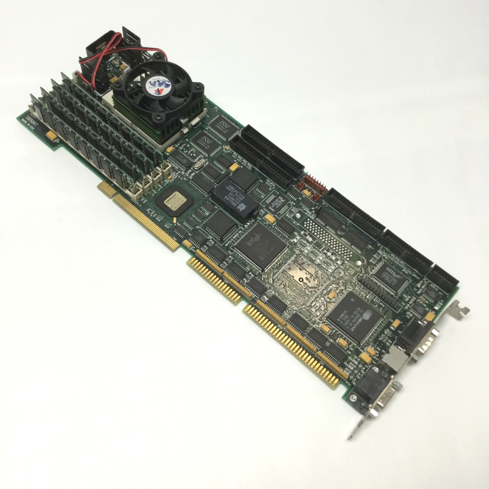ICS SB586TV Single Board Computer PICMG 1.0 PCI-ISA Intel P55C 200MHz 64MB RAM