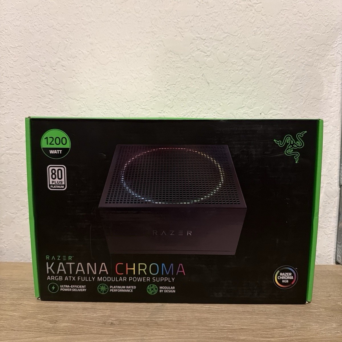 New Razer Katana Chroma 1200W 80Plus Platinum ARGB ATX Full Modular Power Supply