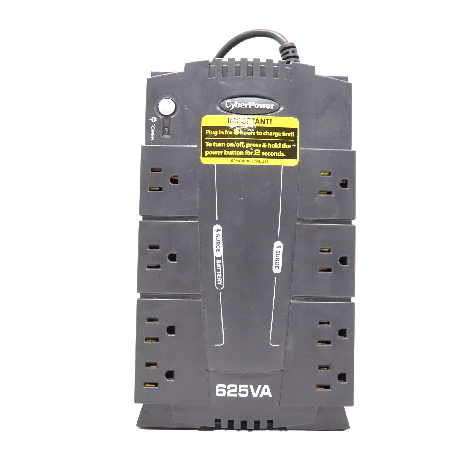 CyberPower CP625HG 625VA/375W 8 Outlets Battery Back-Up System