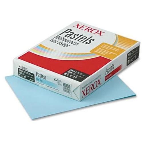 Xerox Multipurpose Pastel Paper - 8.5" X 11" - 20lb - Blue (3R11050)