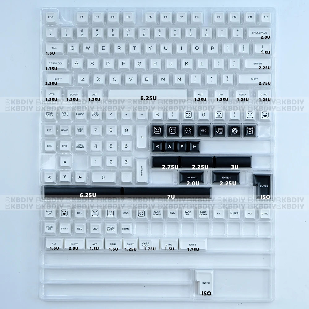 Rome Keycap SA Profile Keycaps PBT Double Shot Key Cap Set ISO Enter 7U Spacebar