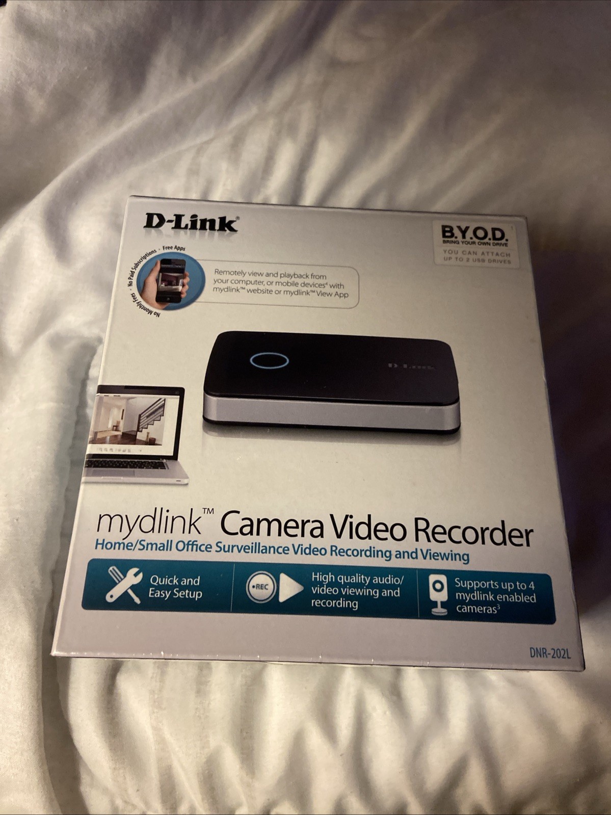 D-Link Camera Video Recorder mydlink-Enabled DNR-202L NEW SEALED