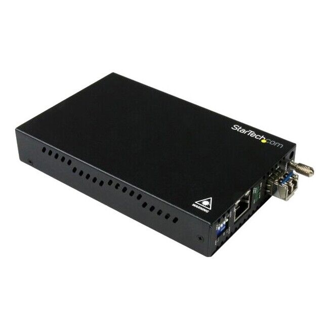 StarTech 10 km Gigabit Ethernet Copper-to-Fiber Media Converter - SM LC