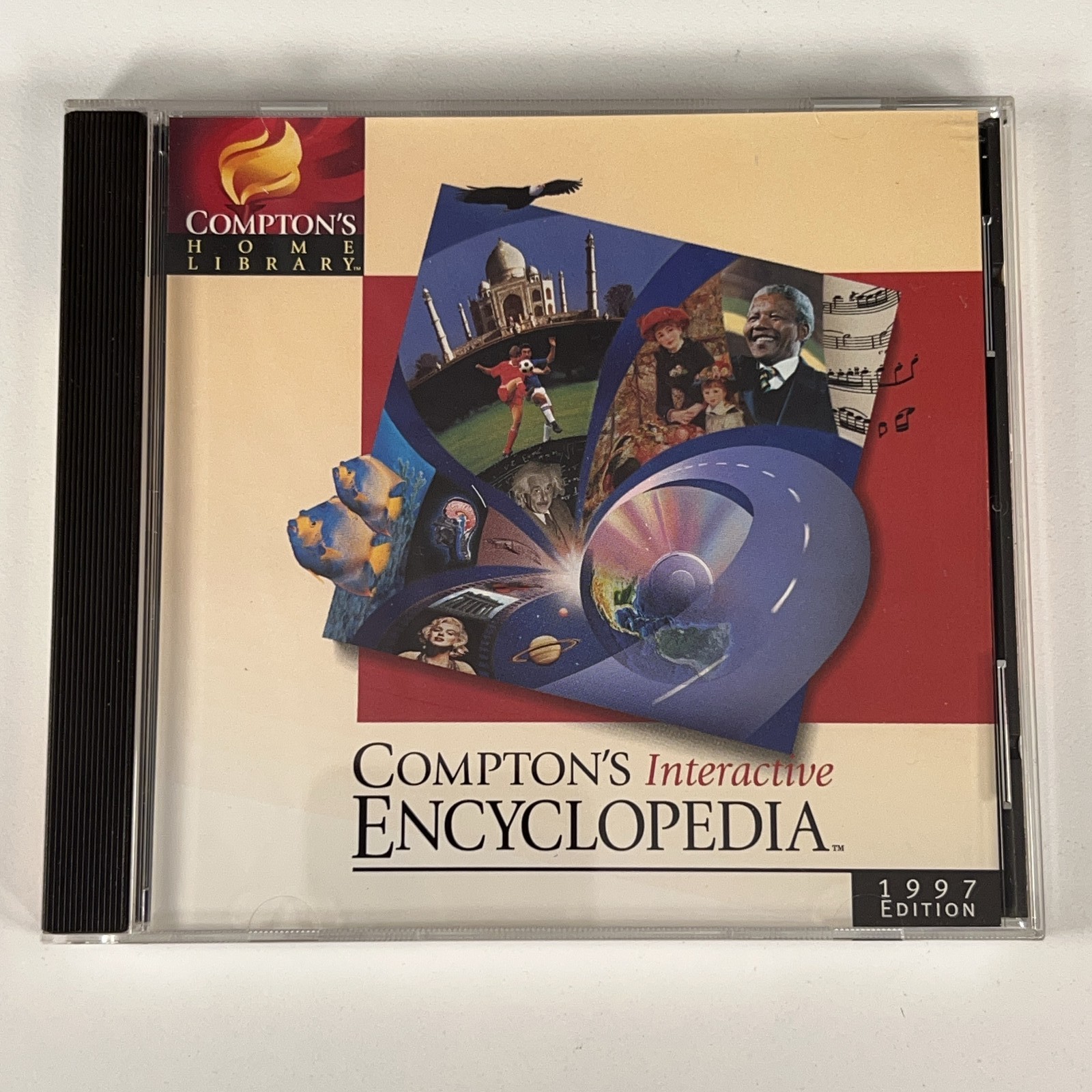 Compton's Interactive Encyclopedia 1997 Edition CD-ROM Software Disc Vintage PC