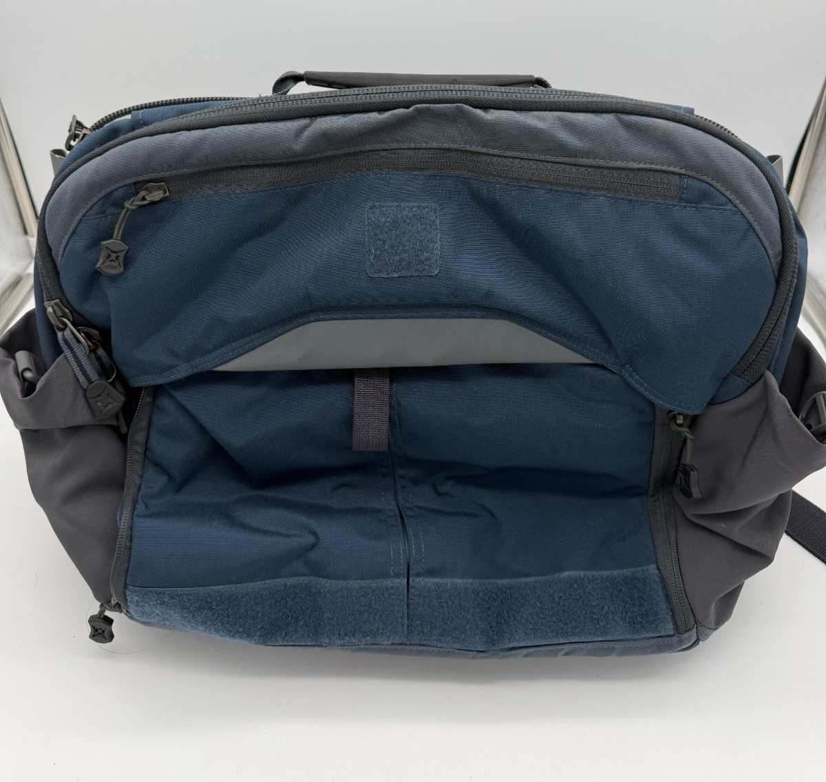 VERTX Blue Solid Tactical Nylon Laptop Briefcase Messenger Bag VTX5005SMG
