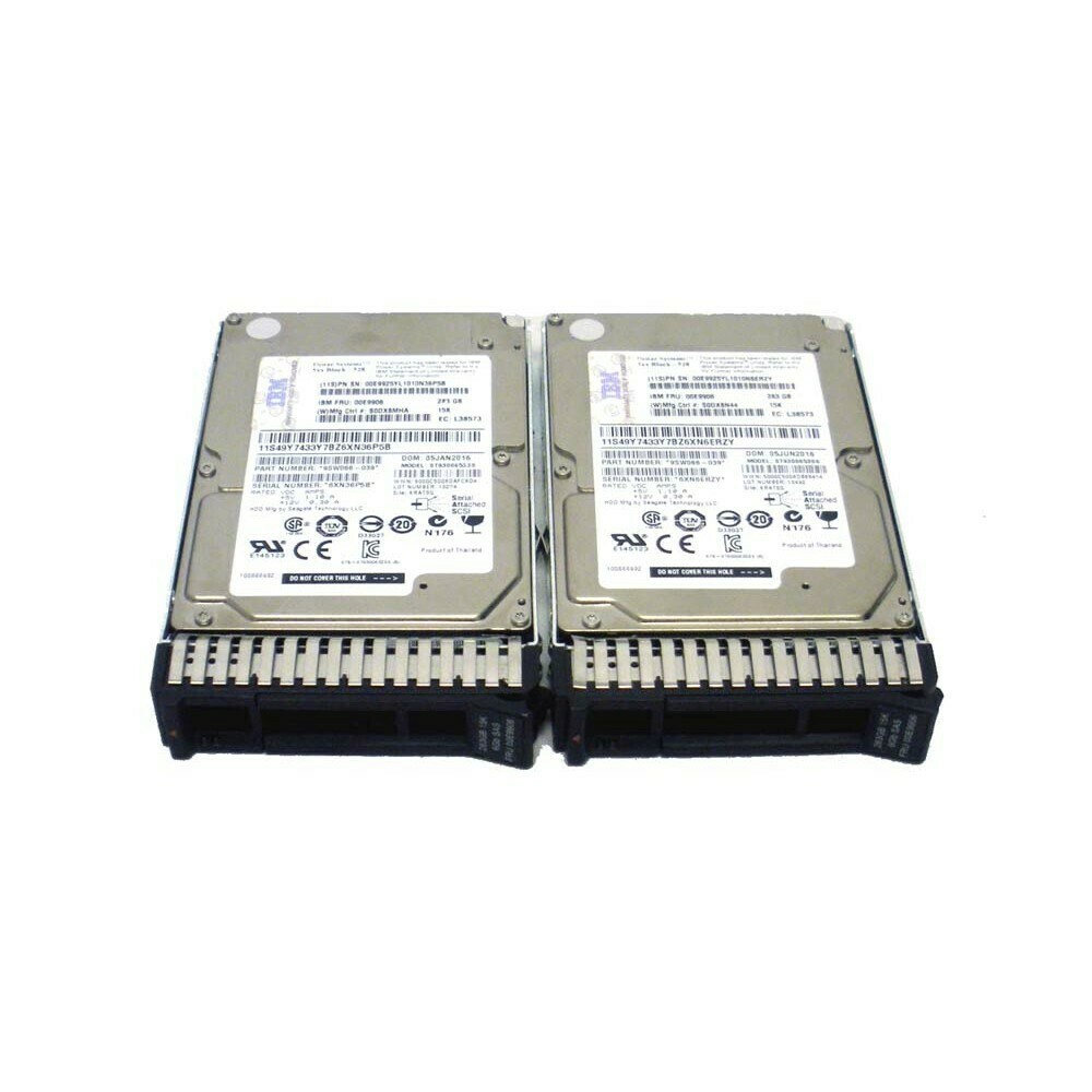 IBM ESDA 8286 Hard Drive 283GB 15K SAS - Lot of 2