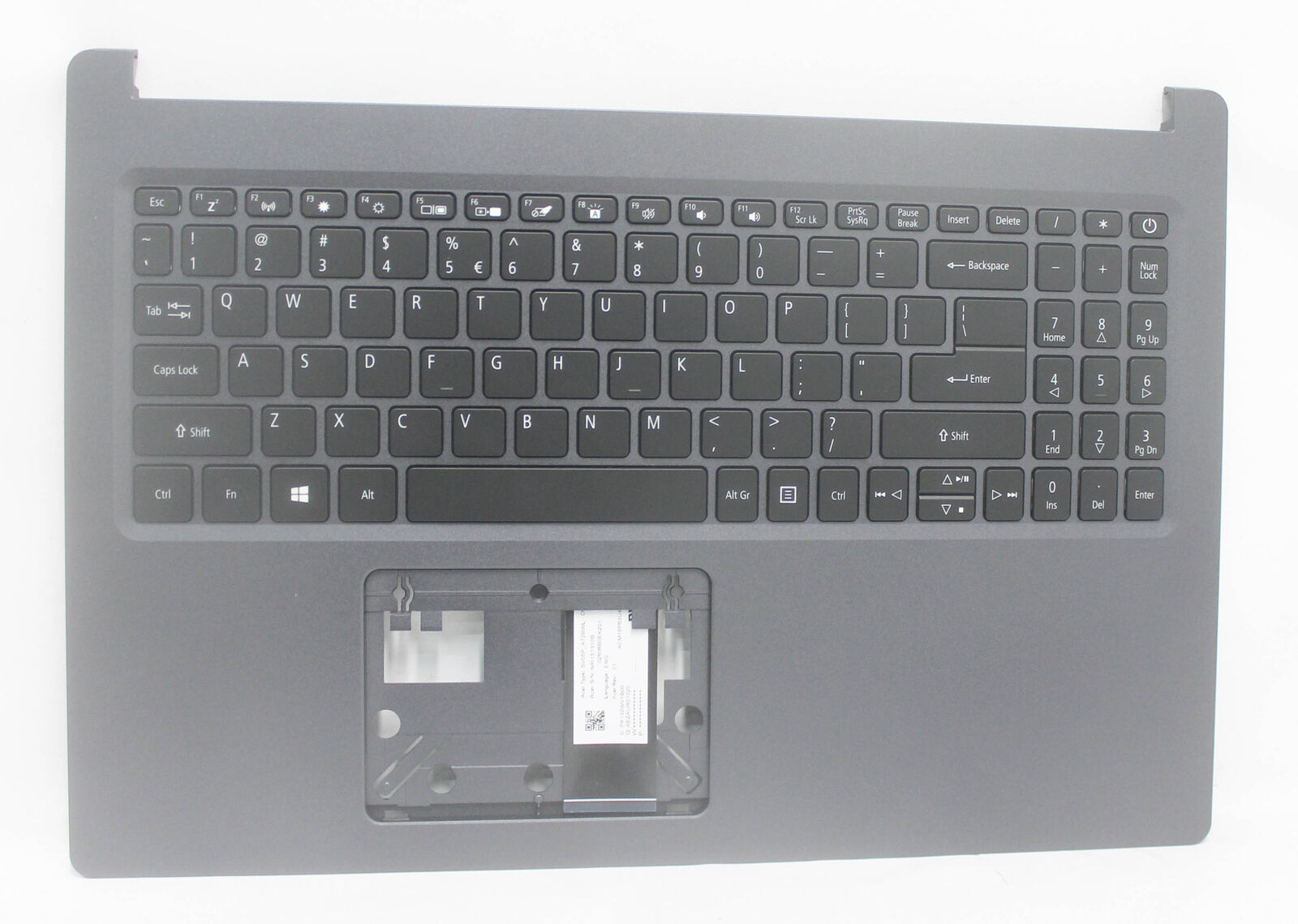 6B.HSKN7.030 Acer Palmrest W/ Backlit Keyboard A515-55 A515-55T \