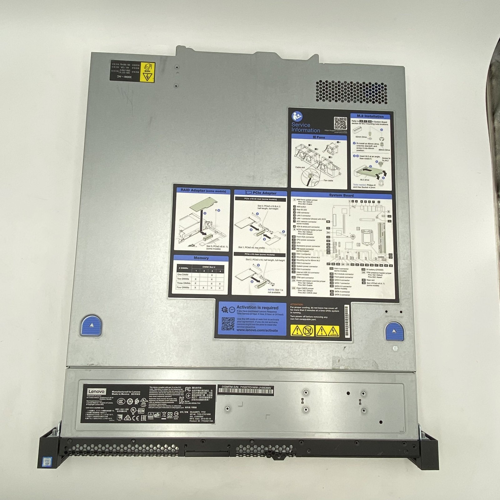 Lenovo ThinkSystem SR250 CTO 7Y52-CTO1WW