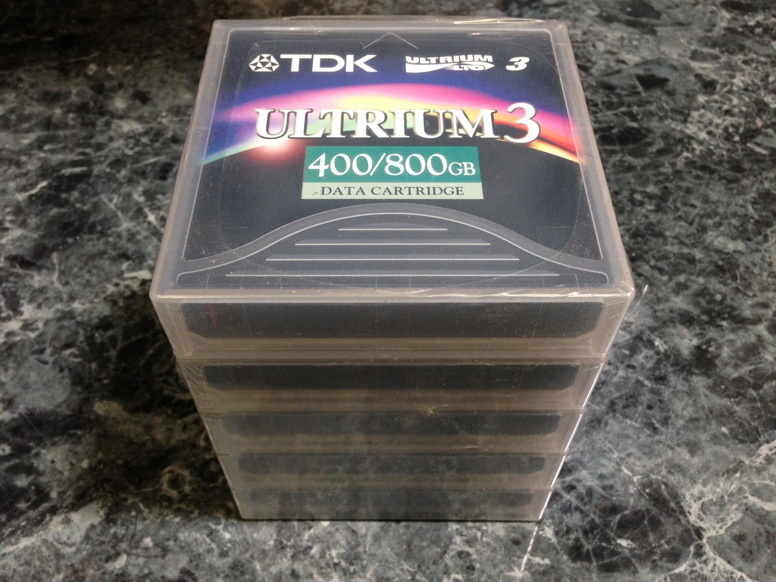 LOT OF 5 NEW & SEALED TDK LTO ULTRIUM 3 TAPE DATA CARTRIDGE 400GB D2406-LTO3