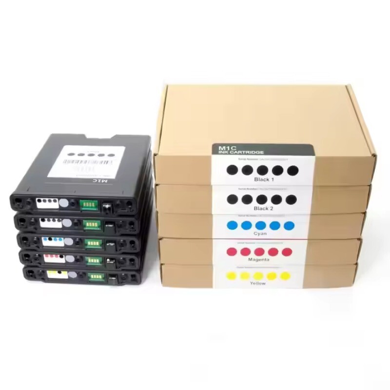 5colors M1C 250ml Compatible Ink Cartridge CMYKK for MEMJET M1 Color Printer