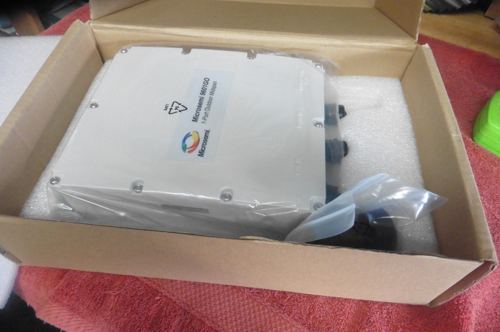 Microsemi PD-9601 GO/AC Outdoor AC 100-240 V - 90 W 1-Port Midspan PoE Injector