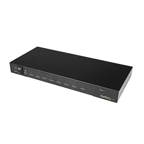 StarTech ST128HD20 8-Port 4K 60Hz HDMI Splitter HDR 7.1 Audio