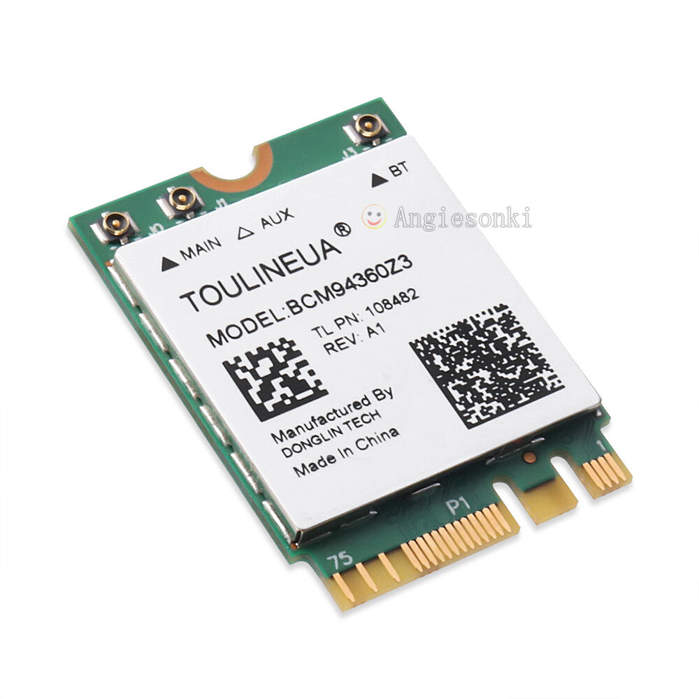 BCM94360Z3 NGFF Bluetooth 4.0 Wifi Card for Hackintosh DW1560 802.11AC 867Mbps 