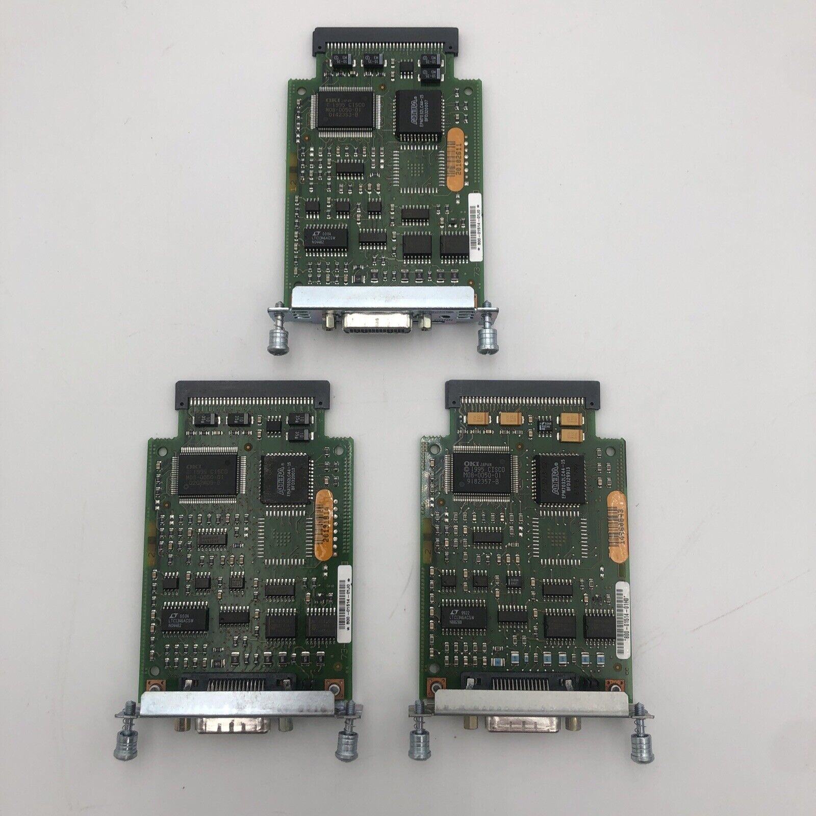 Lot Of 3 Cisco WIC-1T 1 Port Wan Interface Cards READ